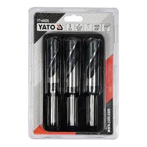 Wiertło  do metalu komplet  22-25 YATO 3szt.